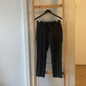 Pinstripes black pants